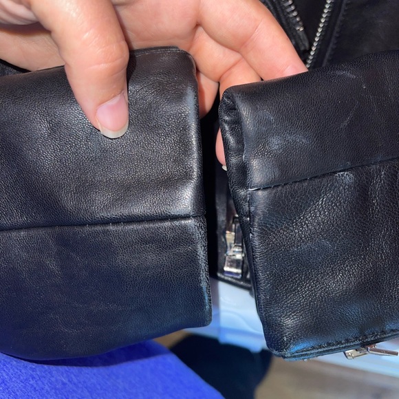 Maje leather jacket - genuine leather size 40 (S/M) - Picture 13 of 14